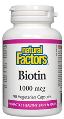 Biotin 1000mcg, 90 Capsules
