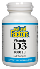 SunVitamin D3, 500 Softgels