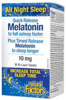All Night Sleep Melatonin, 90 Bi-Layer Tablets