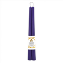 Beeswax 12" Taper Candle Pair, Violet