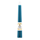 Beeswax 12" Taper Candle Pair, Glacier Teal