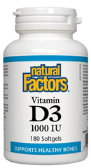 SunVitamin D3, 180 Softgels