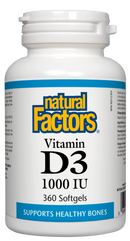 SunVitamin D3, 360 Softgels