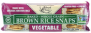 Vegetable Baked Brown Rice Snaps, 100g