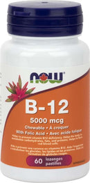 Vitamin B12 5000mcg, 60 Lozenges