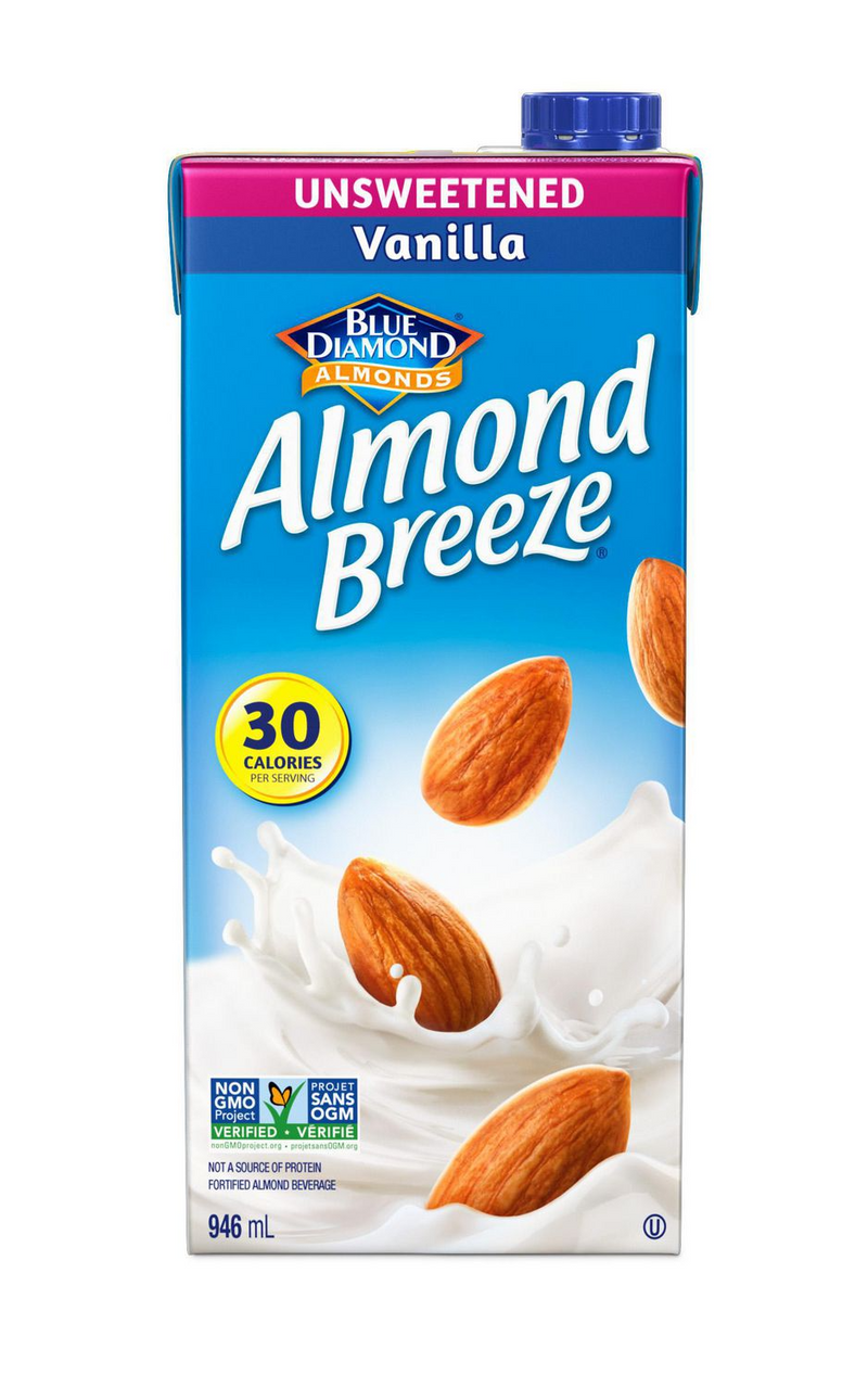 Almond Breeze Unsweetened Vanilla, 946mL