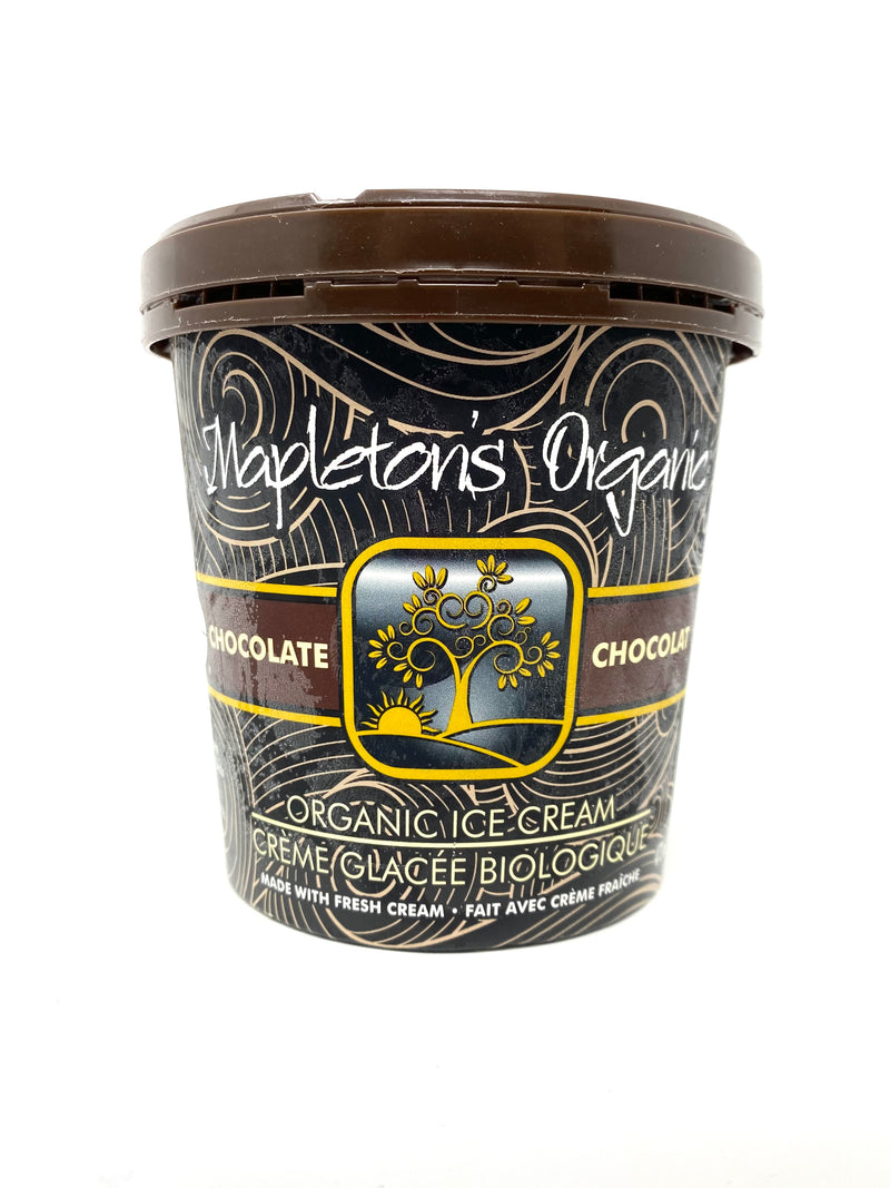 Organic Chocolate Ice Cream, 473mL