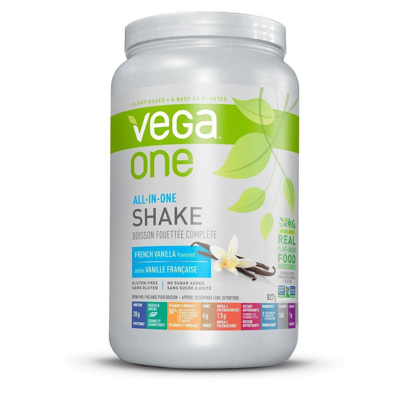 Vega One All-In-One Shake, French Vanilla 827g