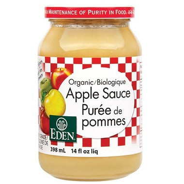 Organic Apple Sauce, 398mL