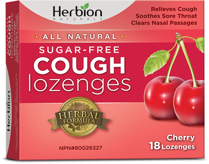 Sugar-Free Cherry Cough Lozenges, 18 Lozenges