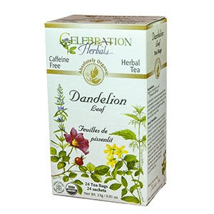 Organic Dandelion Leaf, 24 Tea bags