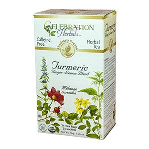 Organic Turmeric Ginger Lemon Blend, 24 Tea Bags