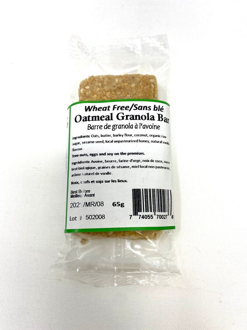 Oatmeal Granola Bar