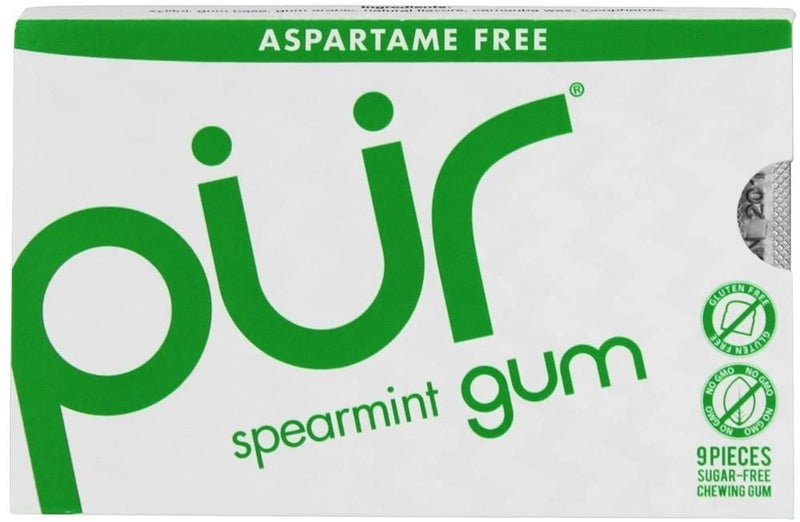 Spearmint Gum, 9 Pieces