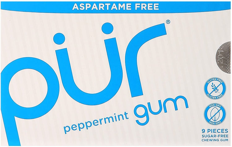 Peppermint Gum, 9 Pieces