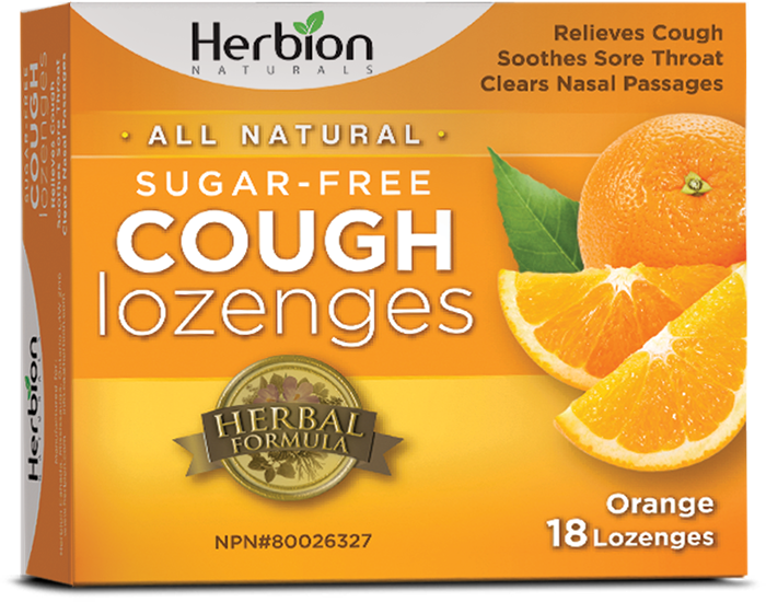 Sugar-Free Orange Cough Lozenges, 18 Lozenges