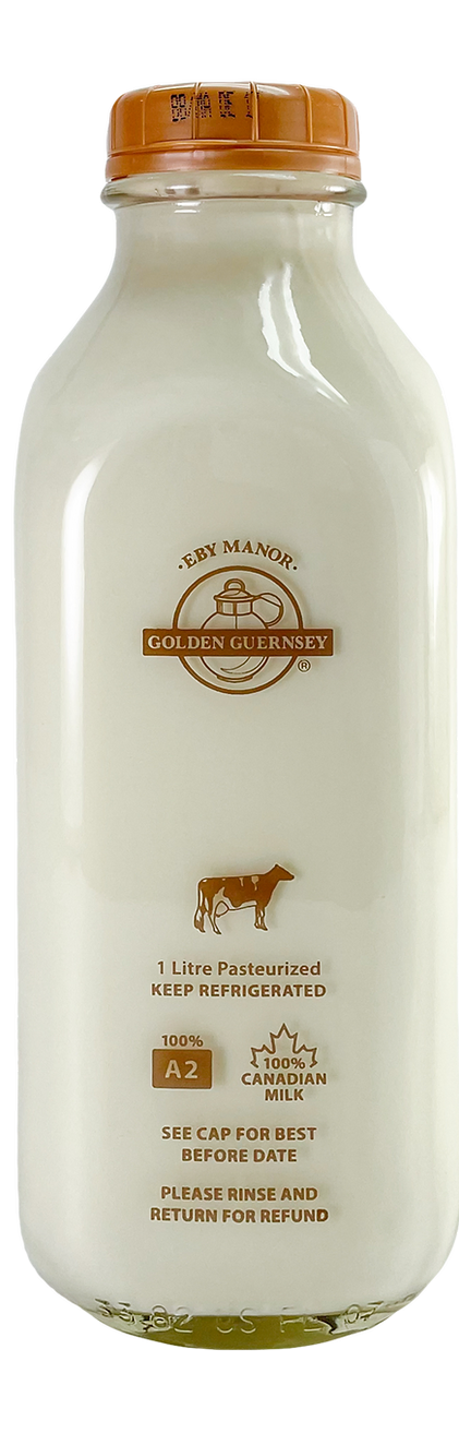 Guernsey Cream Top Whole 4.8% Milk, 1L Bottle