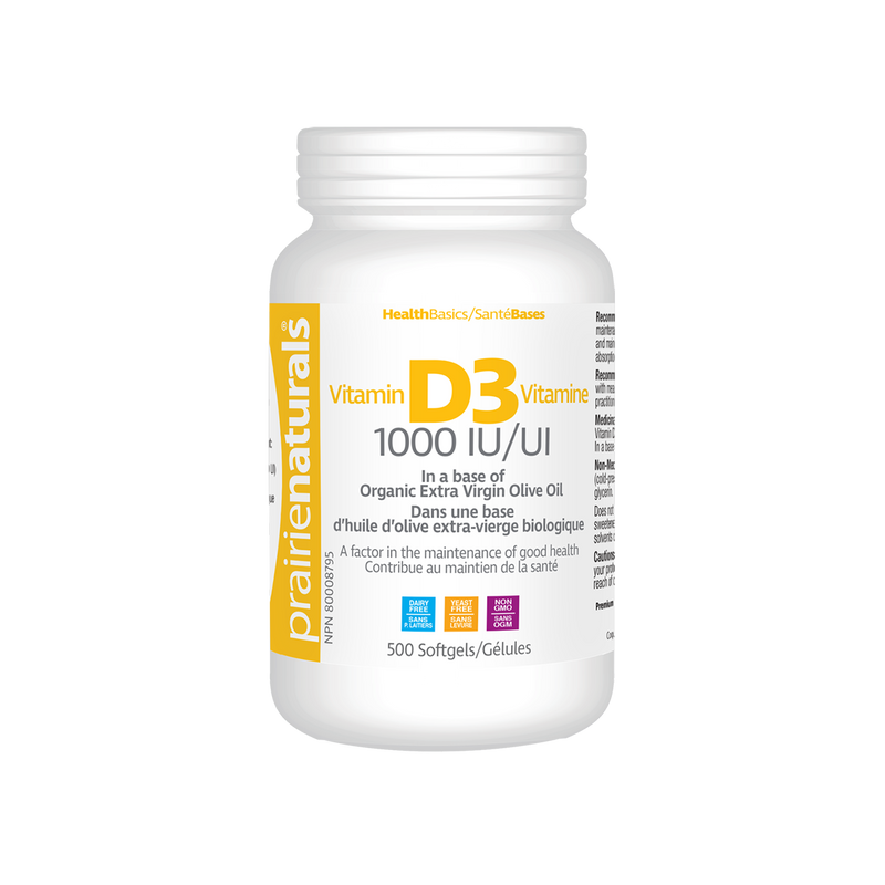 Vitamin D3, 500 Softgels