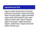 Fermented Organic Vegan Proteins+, Vanilla, 600g