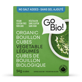 Organic Bouillon Cubes, Low Sodium Vegetable 54g