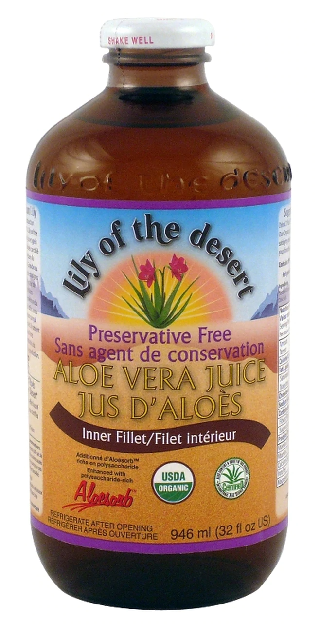 Aloe Vera Juice, Inner Fillet Preservative Free 946mL