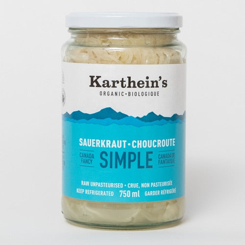 Organic Sauerkraut, 750mL