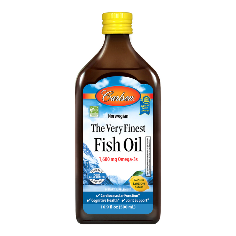 The Very Finest Fish Oil, Lemon 500mL