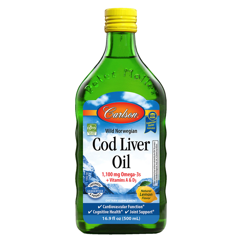 Cod Liver Oil, Lemon 500mL