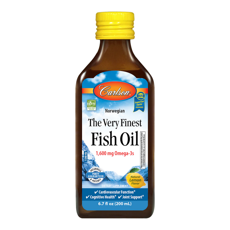 The Very Finest Fish Oil, Lemon 200mL