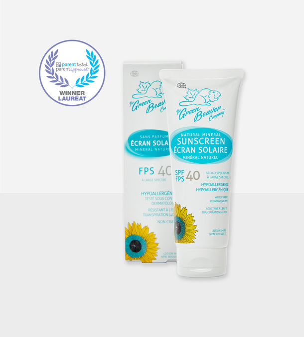 Adult Natural Mineral Sunscreen Lotion SPF 40 90ml