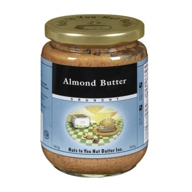 Almond Butter, Crunchy, 365g