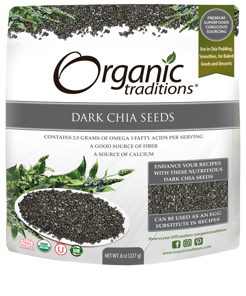 Dark Chia Seeds, 227g