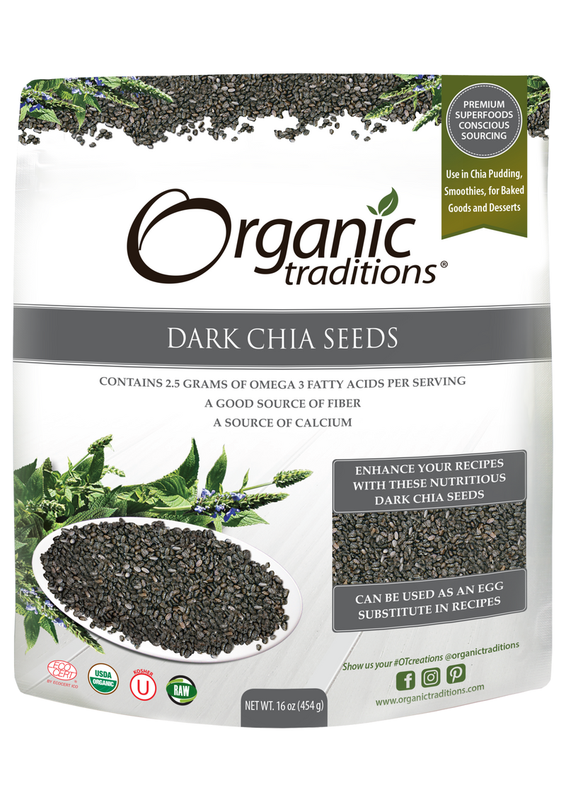 Dark Chia Seeds, 454g