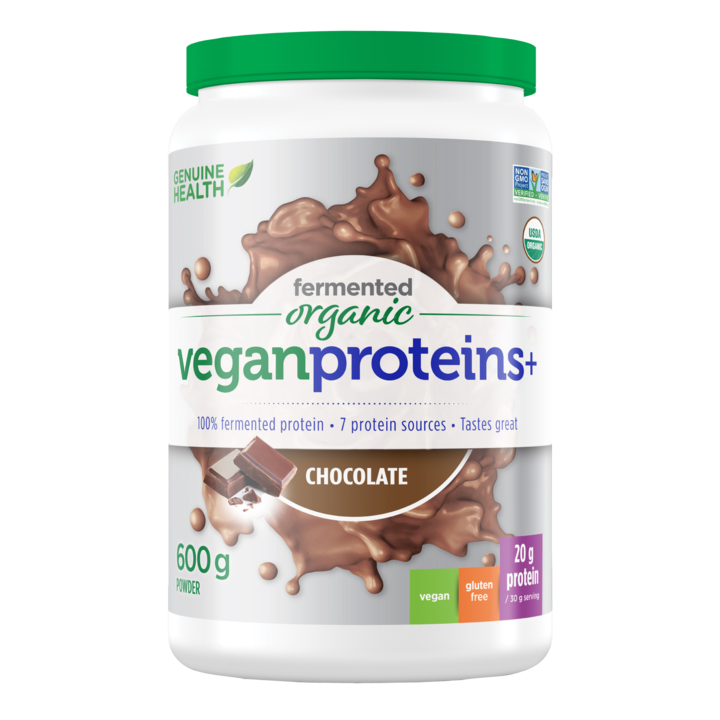 Fermented Organic Vegan Protein, Chocolate 600g