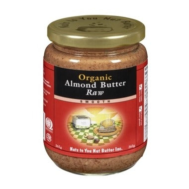 Almond Butter, Organic, Raw, Smooth, 365g