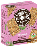 Organic Rosemary Crackers, 130g