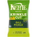 Krinkle Cut Potato Chips, Dill Pickle