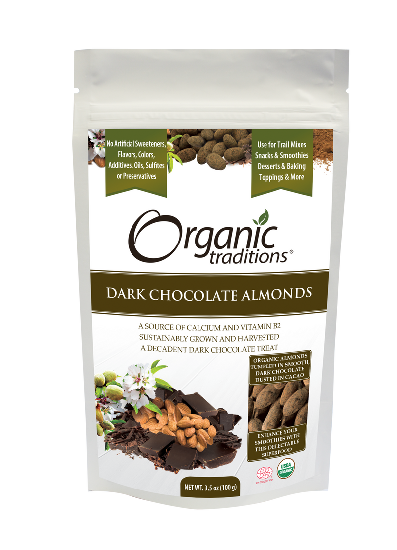 Dark Chocolate Covered Almonds, 100g
