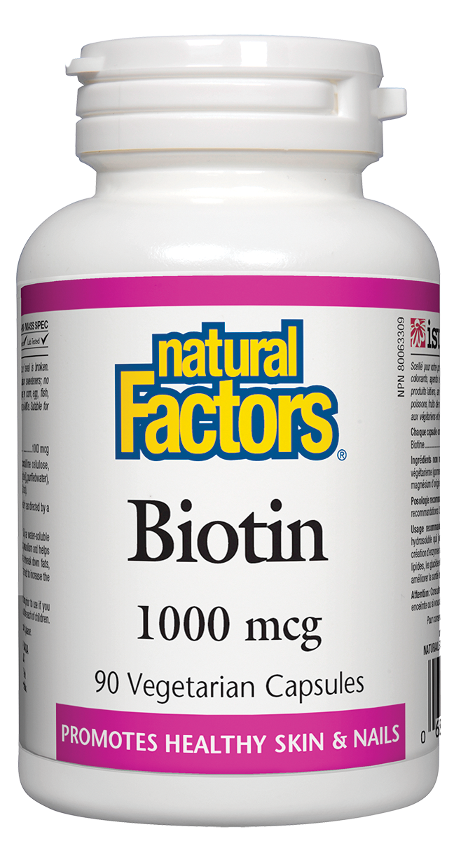 Biotin 1000mcg, 90 Capsules