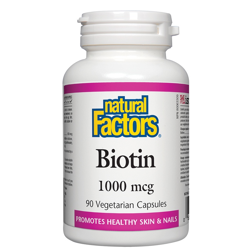 Biotin 1000mcg, 90 Capsules