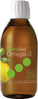 NutraSea - Omega-3, Lemon 200mL