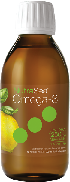 NutraSea - Omega-3, Lemon 200mL