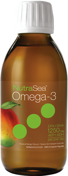 NutraSea - Omega-3, Mango 200mL