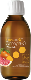 NutraSea - Omega-3 + Vitamin D, Grapefruit Tangerine 200mL