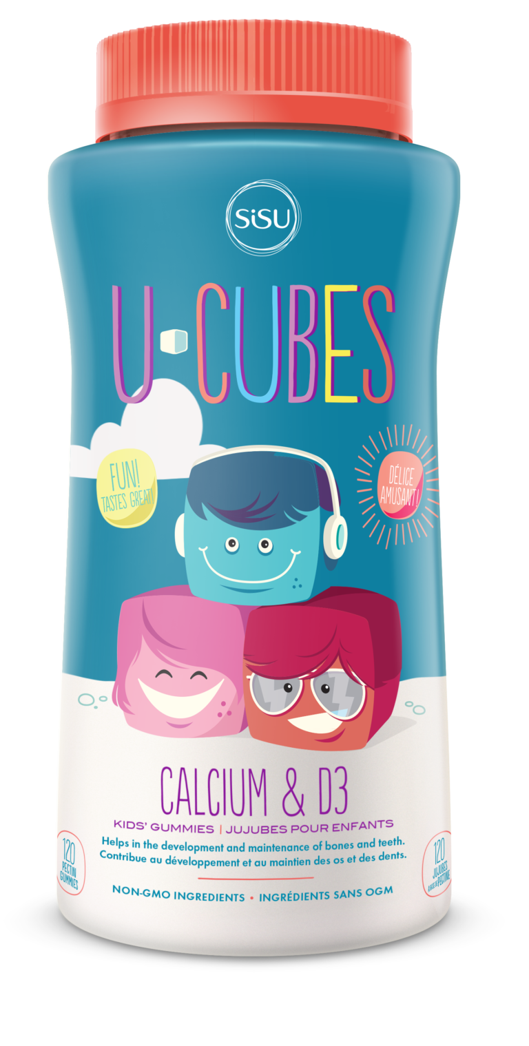 U-Cubes Calcium & D3, 120 Gummies