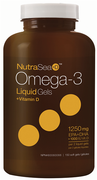 NutraSea - Omega-3 + Vitamin D, 150 Softgels