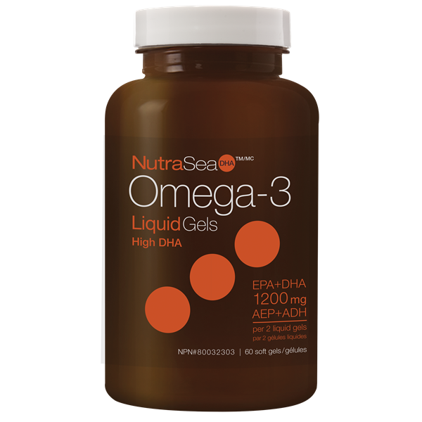 NutraSea - Omega-3 DHA, 60 Softgels