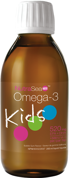 NutraSea - Kids Omega-3, Bubblegum 200mL