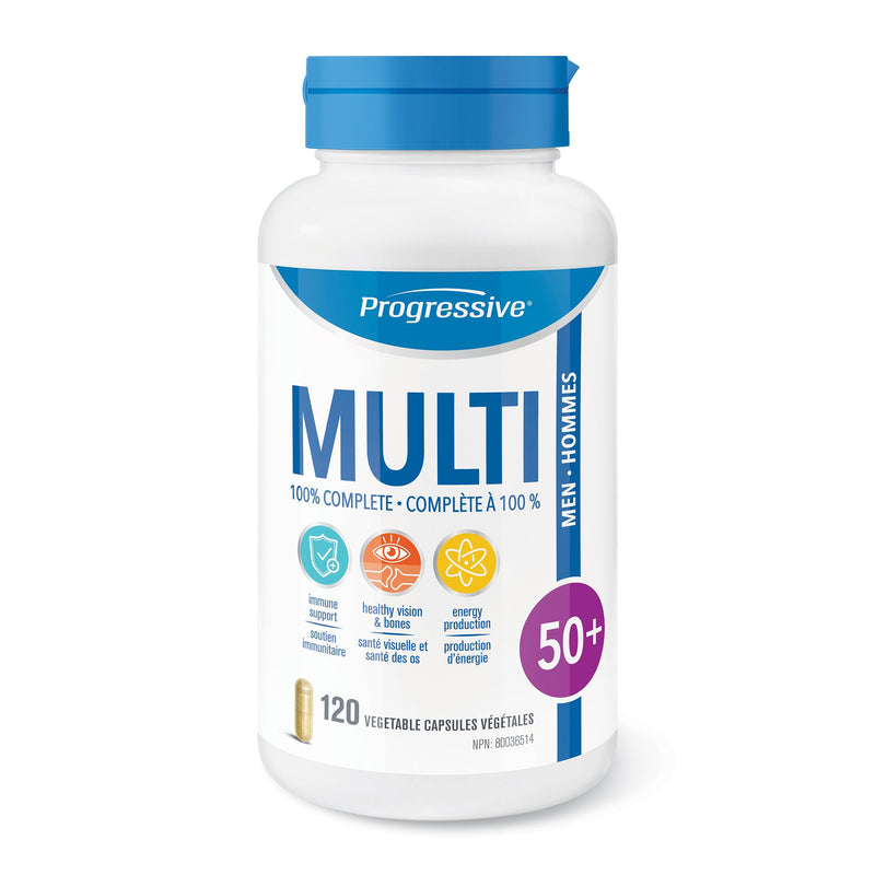 Multivitamin for Men 50+, 120 Capsules