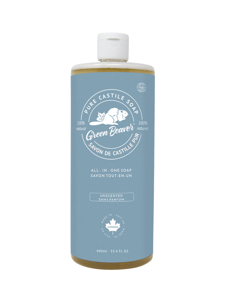 Castile Soap, Unscented 990mL